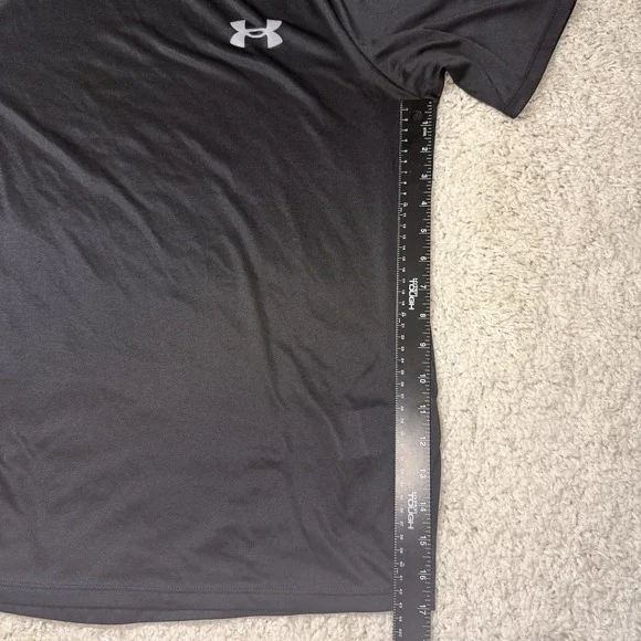 Under Armour Men's Size Medium The Tech Tee Black Color Excellent Condition - Picture 3 of 4